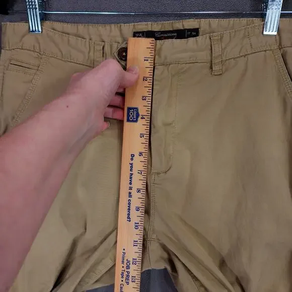 Camicissima Chino Pants sz 54 IT 34 US Beige Milano Italy Stretch Cotton 27"